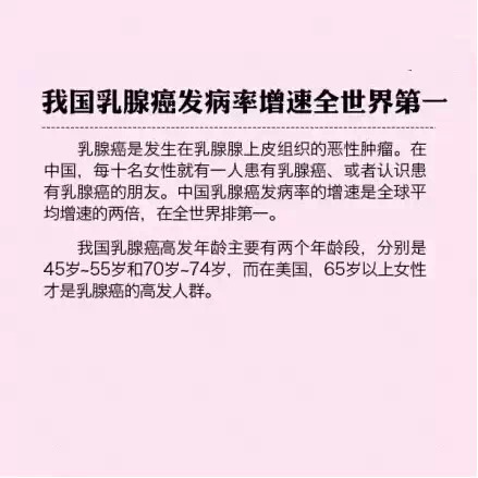 姚贝娜乳腺癌复发,原来这十类女性最易得乳腺癌！