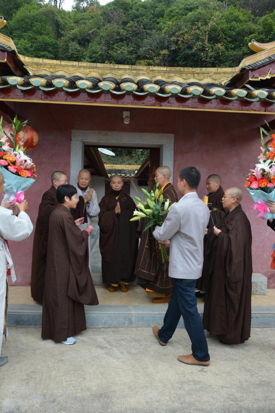 广东梅州千佛塔寺念佛堂妙音法师闭关三年出关法会